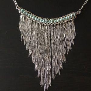 Guess silver chain necklace